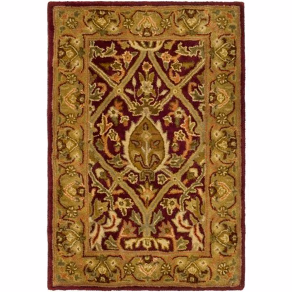 Persian Legend 2 ft. x 3 ft. Hand Tufted Accent Rug - Red-Gold